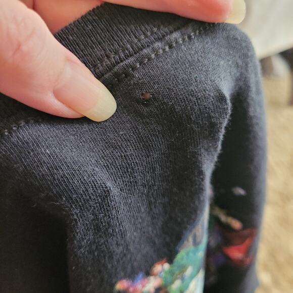 Crunchy Roll Mob Psycho 100 black tee Size small Anime Y2K Fangear Manga - Picture 7 of 7